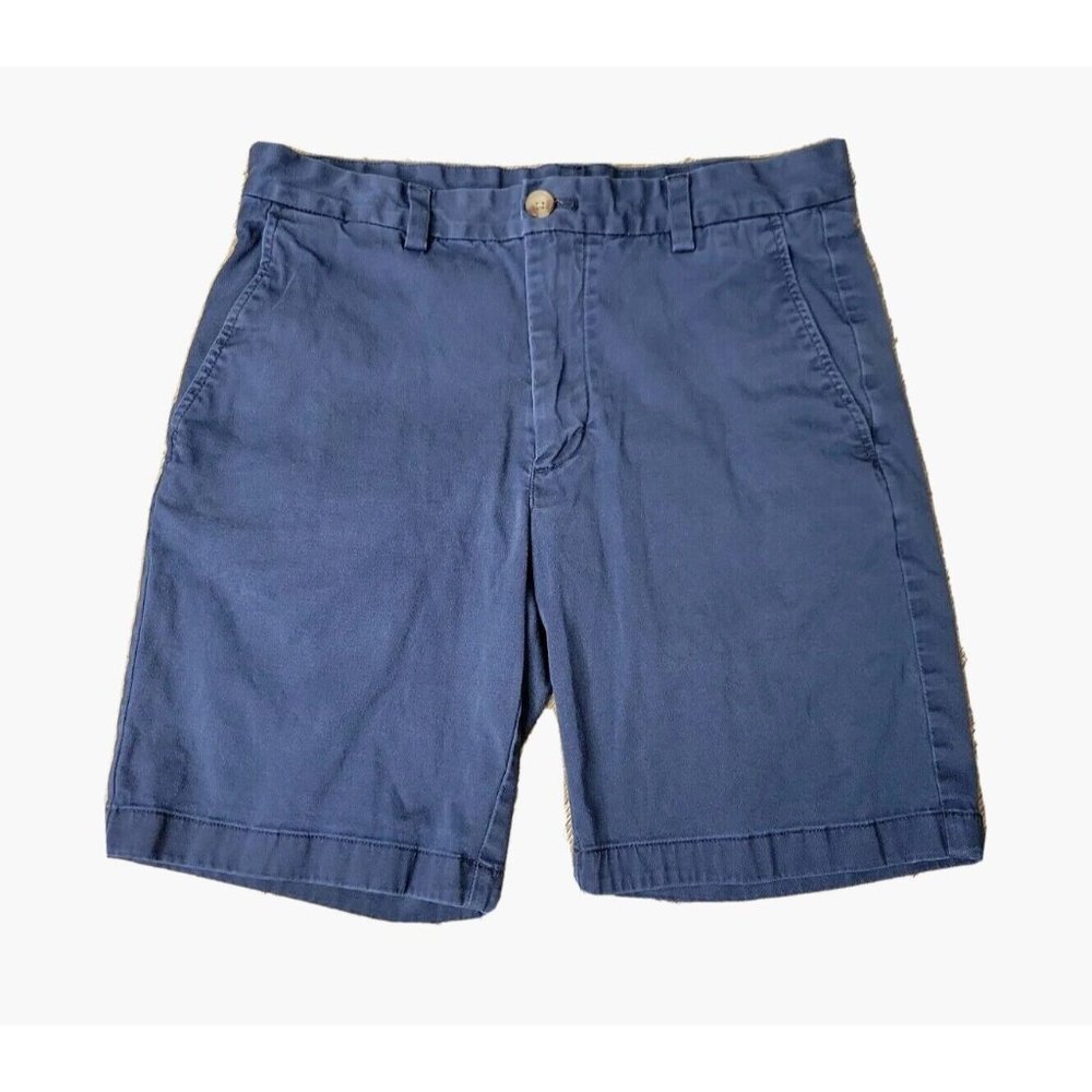 Vineyard Vines Men's 30 Breaker Shorts Navy Chino Flat Front Pockets  Stretch